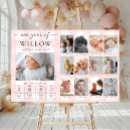 Zoek naar baby eerste jaar posters 12 maanden mijlpaal foto