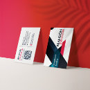 Recherche de rouge et argent cartes visite Customer