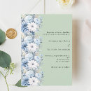 Recherche de floral bleu et vert invitations Automne