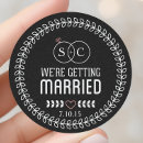 Recherche de save the date autocollants Monogramme