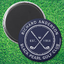 Recherche de golfeur magnets Rétro