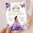 Recherche de princess 16ans anniversaire invitations Rose