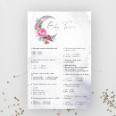 Recherche de over the moon baby shower Aquarelle