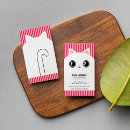 Recherche de visage de chat cartes visite Chaise