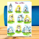 Recherche de yoga vœux cartes Animal