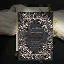 Recherche de classic formal mariage invitations Noir et blanc