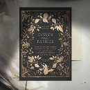 Recherche de modern botanical invitations Bride