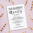 Recherche de diamant de coeur invitations Noir et blanc