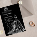 Recherche de robe mariage invitations Noir