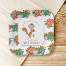 Recherche de écureuil assiettes en papier Baby shower