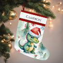 Recherche de dinosaur chaussette de noël Mignon