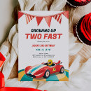 Zoek naar 2e verjaardag uitnodigingen Racewagen