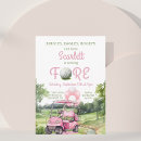 Recherche de golf 1ans anniversaire invitations Voiturette