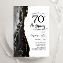 Recherche de or noir invitations Élégant