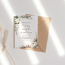 Recherche de pine cone mariage invitations Aquarelle