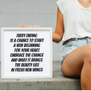 Zoek naar nieuw begin posters Typografie