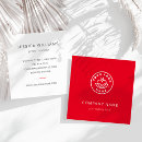 Recherche de rouges cartes visite Employee