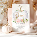 Recherche de or blanc rose baby shower invitations Petit citrouille