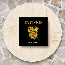 Recherche de conceptions de tatouage cartes visite Illustration