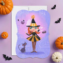 Zoek naar witch halloween uitnodigingen Retro