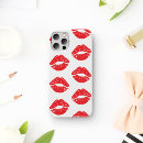 Zoek naar rode lippen iphone hoesjes Lippenpatroon