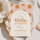 Recherche de citrouille fille invitations D'anniversaire d'automne