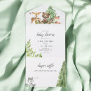 Recherche de bois rustique baby shower invitations Forêt forestière