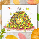 Recherche de thanksgiving drôle cartes postales Dessin animé