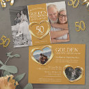 Recherche de 50 ans mariage anniversaire invitations Coeur