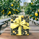 Zoek naar voedsel cadeaupapier Geel
