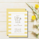 Recherche de jaune blanc invitations Rayures