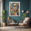 Zoek naar abstract portret posters Generatief element