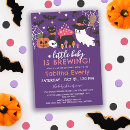 Recherche de halloween baby shower fille invitations Chaudron