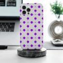Zoek naar paarse stippen iphone hoesjes Poka stit patroon