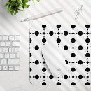Recherche de pois noir tapis souris Motif à points polka