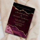 Recherche de bordeaux mariage invitations Chic