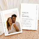 Recherche de image de mariage invitations Minimaliste