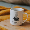 Zoek naar heksen mokken Zwart wit