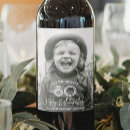 Recherche de anniversaire de bouteilles vin étiquettes Fête d'anniversaire adulte