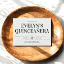 Recherche de simple quinceanera invitations Élégant