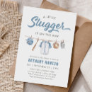 Recherche de little slugger baby shower invitations Petite salope