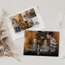 Recherche de peace cartes fêtes annuelles Minimaliste