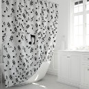 Recherche de musique rideaux douche Notes de musique