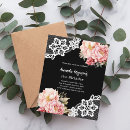 Recherche de dentelle noire invitations Parti