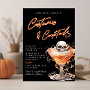 Recherche de cocktail halloween invitations Éffrayant