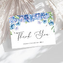 Recherche de blue hydrangea remerciements cartes Floral