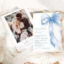 Recherche de noeud bleu invitations Bride