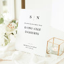 Recherche de mariage signes table Noir et blanc