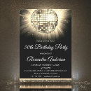 Recherche de des années 70 invitations Boule disco