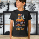 Zoek naar halloween ghoul tshirts Sinaasappel en zwart